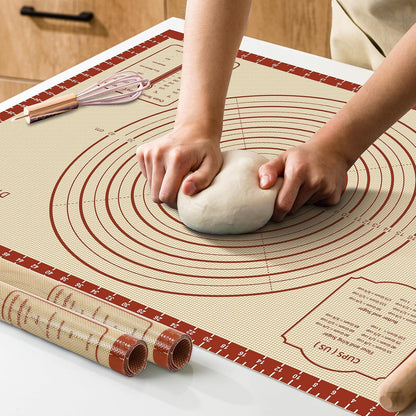 26"x16" Extra Thick Silicone Baking Mat for Pastry and Bread