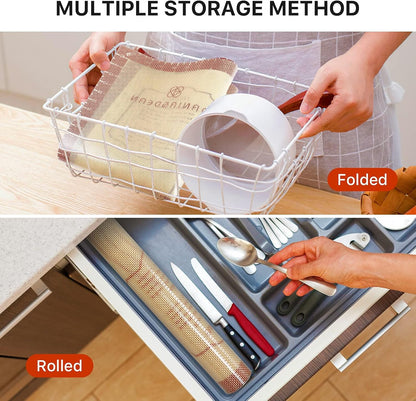 26"x16" Extra Thick Silicone Baking Mat for Pastry and Bread