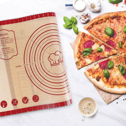 26"x16" Extra Thick Silicone Baking Mat for Pastry and Bread