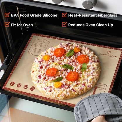 26"x16" Extra Thick Silicone Baking Mat for Pastry and Bread