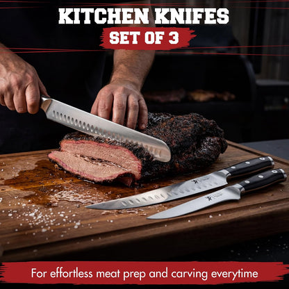 12" Brisket Knife for Carving & Slicing Meat - BBQ Gifts