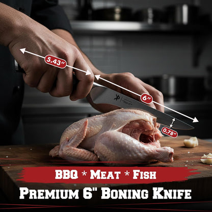 12" Brisket Knife for Carving & Slicing Meat - BBQ Gifts