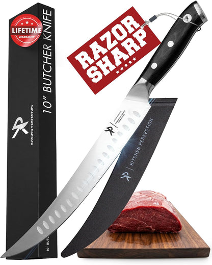 12" Brisket Knife for Carving & Slicing Meat - BBQ Gifts