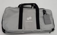 4 Pocket - Gray - Chef Knife Bag Holds 20 Knives 4 Storage Compartments,Professional Culinary Case with Shoulder Strap, Black, Laptop/Tablet Padded Slot - Knives Not Included
