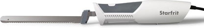 Electric Knife with Offset Blades Precision Slicing Enhanced Safety Ergonomic Handle