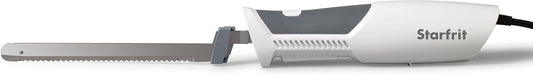 Electric Knife with Offset Blades Precision Slicing Enhanced Safety Ergonomic Handle