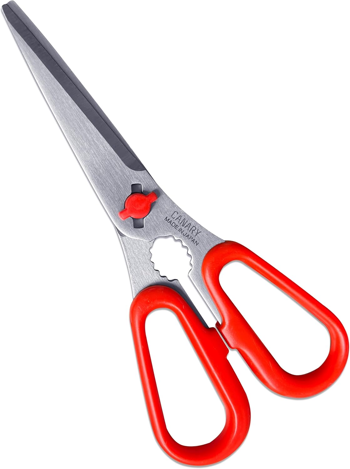 Japanese Kitchen Scissors Heavy Duty 8.2", Made in JAPAN, Dishwasher Safe Come Apart Blade, Multipurpose Kitchen Scissors, Sharp Serrated Japanese Stainless Steel, Black
