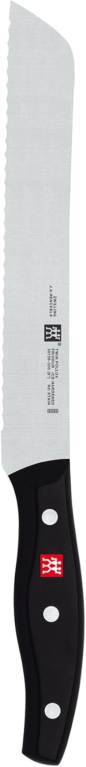 Twin Signature 8-inch Bread Knife, Cake Knife, Razor-Sharp, Made in Company-Owned German Factory with Special Formula Steel perfected for almost 300 Years, Dishwasher Safe, Black