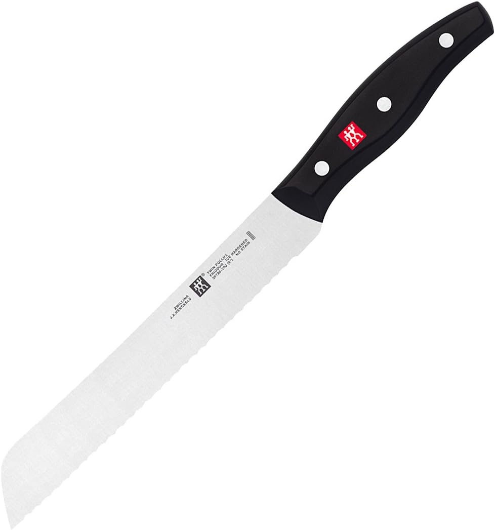 Twin Signature 8-inch Bread Knife, Cake Knife, Razor-Sharp, Made in Company-Owned German Factory with Special Formula Steel perfected for almost 300 Years, Dishwasher Safe, Black