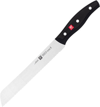 Twin Signature 8-inch Bread Knife, Cake Knife, Razor-Sharp, Made in Company-Owned German Factory with Special Formula Steel perfected for almost 300 Years, Dishwasher Safe, Black