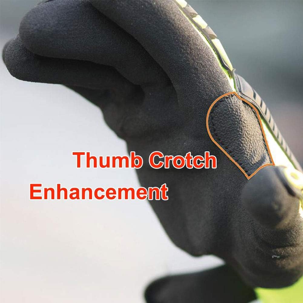 Anti-Vibration Heavy Duty Safety Work Gloves, Cut Resistant Anti Impact Gloves, Excellent Grip