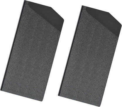 2pcs Safety Knife Cover Sleeves, 7" General-Purpose Knife, ABS | Felt Lining, Sheath Blade Protector, for Home Kitchen, Universal Sheath for Knife Protection, Black