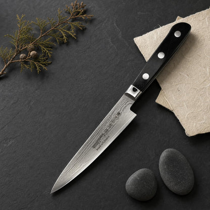Satake Cutlery 8-Inch Japanese Damascus Chef Knife, VG10 Gyuto, Seki Japan
