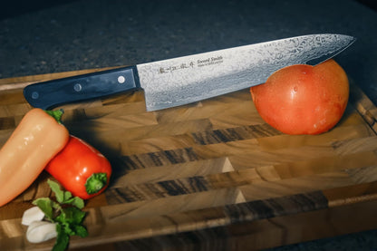 Satake Cutlery 8-Inch Japanese Damascus Chef Knife, VG10 Gyuto, Seki Japan