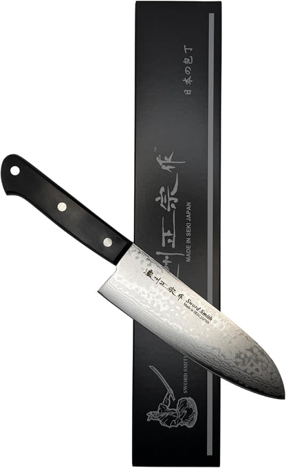 Satake Cutlery 8-Inch Japanese Damascus Chef Knife, VG10 Gyuto, Seki Japan