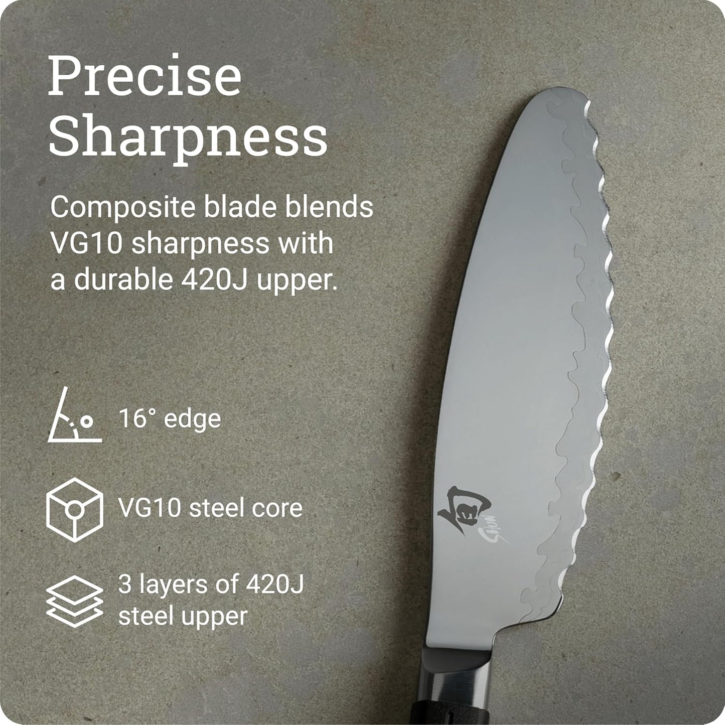 Sora 6" Ultimate Utility Knife, Handcrafted Japanese Kitchen Knife, VG10 Steel Edge and 420J Stainless Steel Blade, Balanced Handle, Precision and Sharpness for Professional and Home Chefs