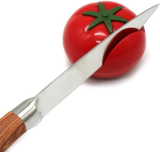 Tomato Knife Sharpener, Set of 1 Piece Ideal size Non-slip base Long-lasting effective sharpener Easy & Safe to Use | Ideal for Kitchen, Workshop, Craft Rooms, Camping