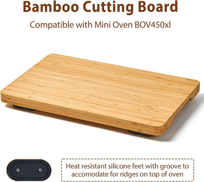 Cutting board Compatible with Breville BOV800XL/845BSS/860BSS Smart Oven Air Fryer, Accessories for Countertop Convection Oven, Heat Resistant Silicone Feet, Creates Storage Space, Protects Cabinets