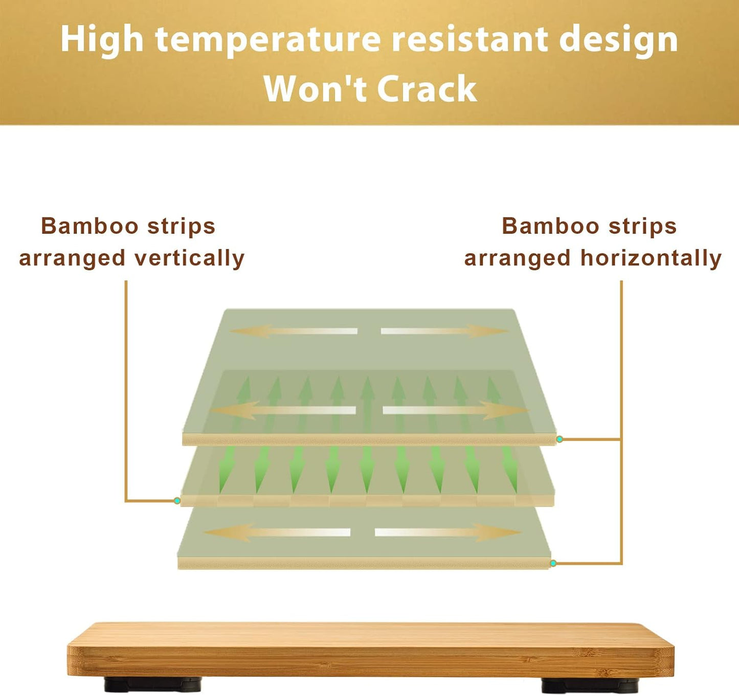 Cutting board Compatible with Breville BOV800XL/845BSS/860BSS Smart Oven Air Fryer, Accessories for Countertop Convection Oven, Heat Resistant Silicone Feet, Creates Storage Space, Protects Cabinets