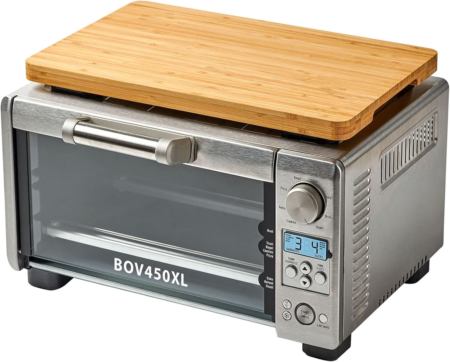 Cutting board Compatible with Breville BOV800XL/845BSS/860BSS Smart Oven Air Fryer, Accessories for Countertop Convection Oven, Heat Resistant Silicone Feet, Creates Storage Space, Protects Cabinets