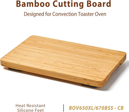 Cutting board Compatible with Breville BOV800XL/845BSS/860BSS Smart Oven Air Fryer, Accessories for Countertop Convection Oven, Heat Resistant Silicone Feet, Creates Storage Space, Protects Cabinets