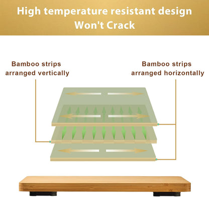 Cutting board Compatible with Breville BOV800XL/845BSS/860BSS Smart Oven Air Fryer, Accessories for Countertop Convection Oven, Heat Resistant Silicone Feet, Creates Storage Space, Protects Cabinets
