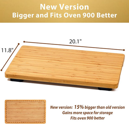 Cutting board Compatible with Breville BOV800XL/845BSS/860BSS Smart Oven Air Fryer, Accessories for Countertop Convection Oven, Heat Resistant Silicone Feet, Creates Storage Space, Protects Cabinets