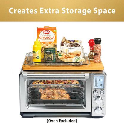 Cutting board Compatible with Breville BOV800XL/845BSS/860BSS Smart Oven Air Fryer, Accessories for Countertop Convection Oven, Heat Resistant Silicone Feet, Creates Storage Space, Protects Cabinets