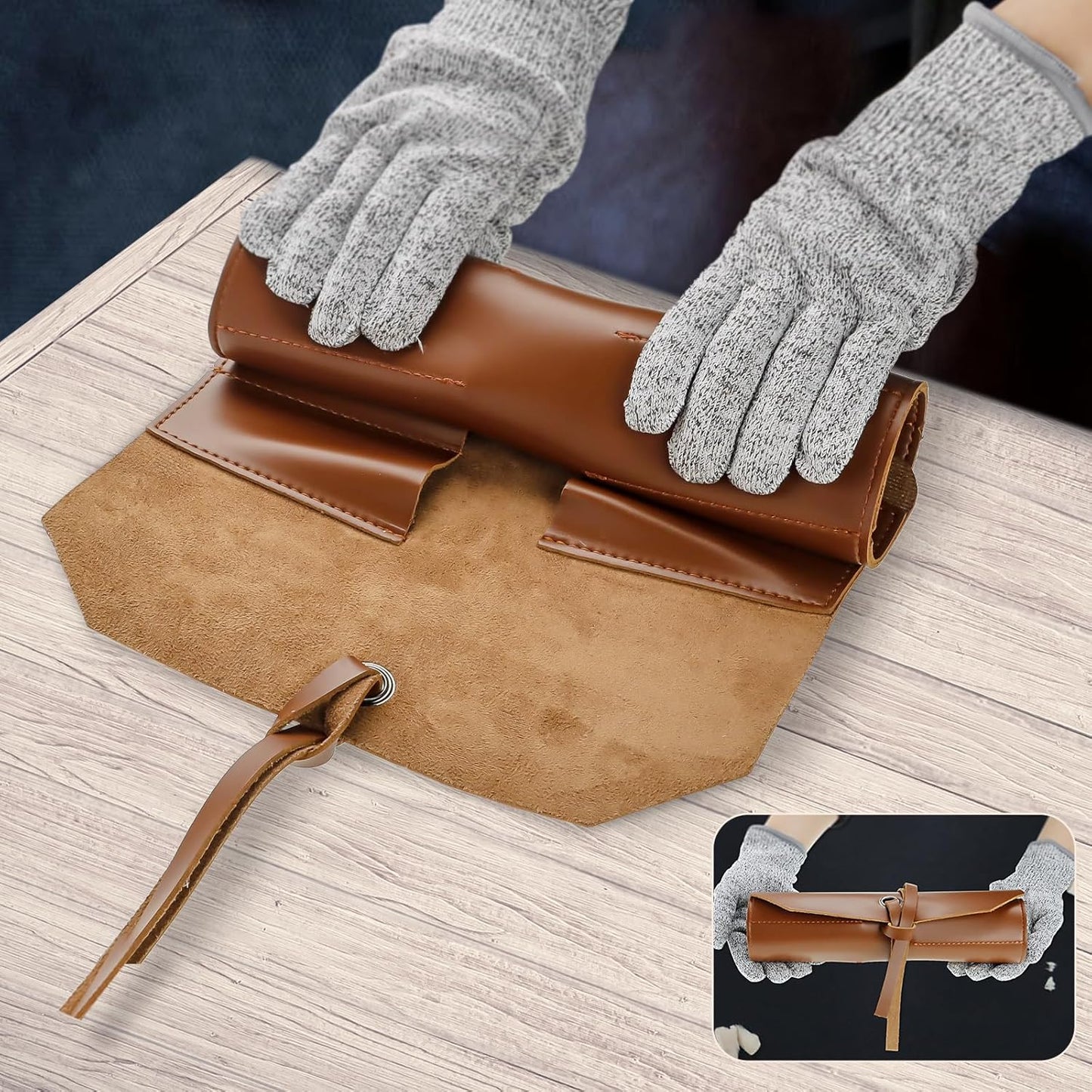 Tekchic Wood Carving Kit Deluxe-Whittling Knife, Wood Carving Knife Set | Wood Whittling Kit for Beginners, Carving Knife Woodworking Wood Carving Tools Set with Large Leather Case