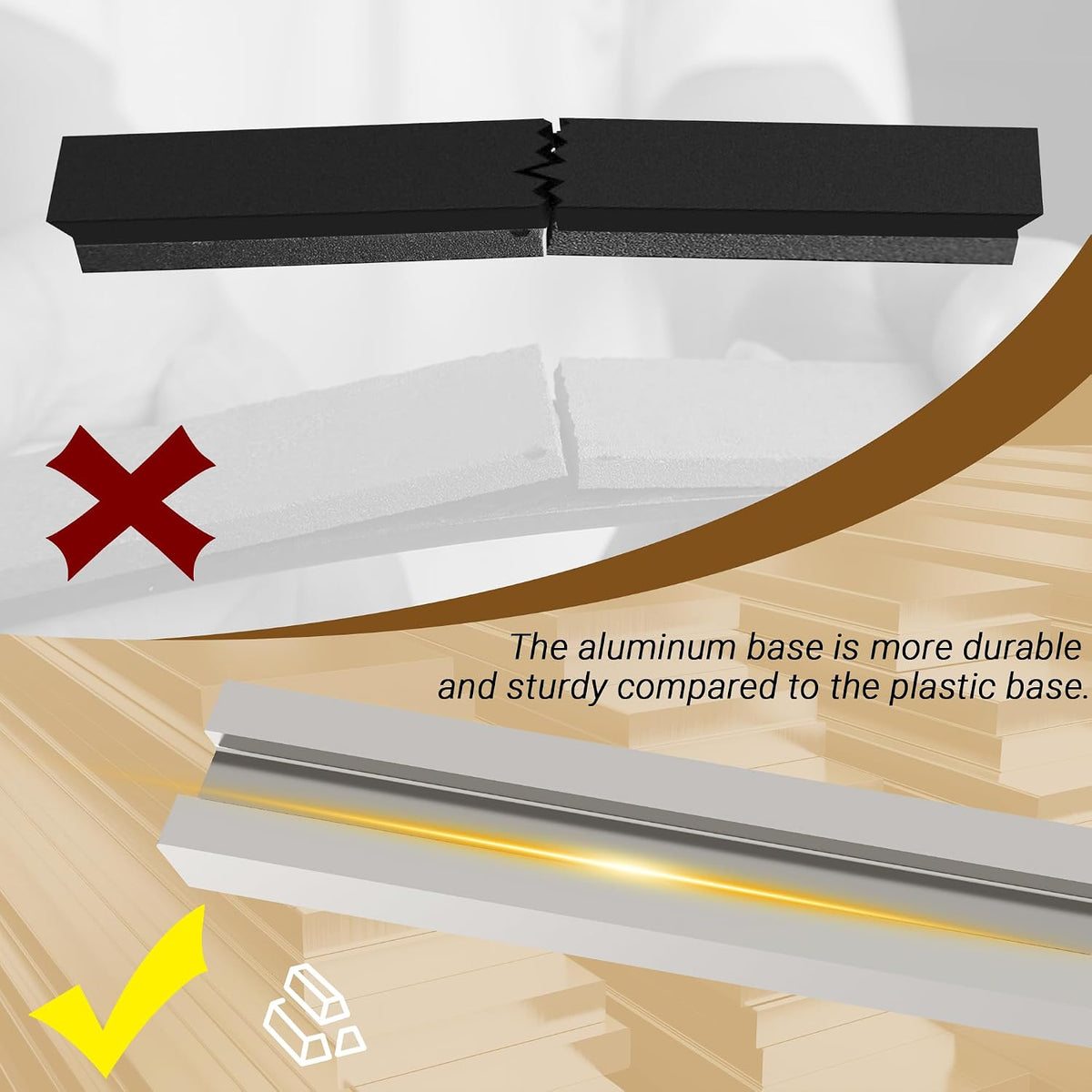 6 PCS Diamond Sharpening Stone Set, Fast Edge Restoration | 180/400/800/1500/2000/3000 grit, 6.2 × 0.9" plates, Fits XARILK sharpening systems, Coarse to fine sharpening