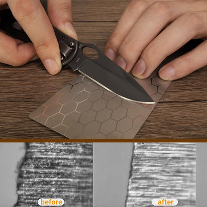 6 PCS Diamond Sharpening Stone Set, Fast Edge Restoration | 180/400/800/1500/2000/3000 grit, 6.2 × 0.9" plates, Fits XARILK sharpening systems, Coarse to fine sharpening