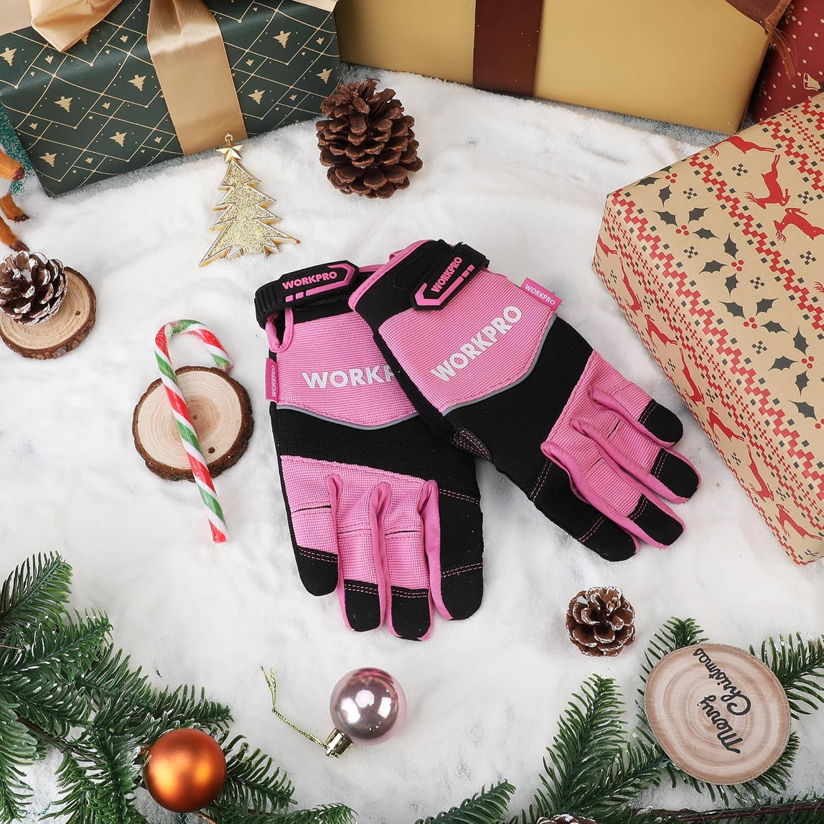 Safety Work Gloves, Mechanic Working Gloves for Men Women, Touch Screen, Terry Fabric, Non-Slip