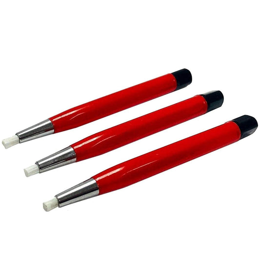 Fiberglass Scratch Brush Pens 3 Pack for Jewelry, Watch & Coin Cleaning | Precision Cleaning, Oxidation Removal, Detail Work, PCB Cleaning, Rust Removar, Antique Restoration, DIY Projects