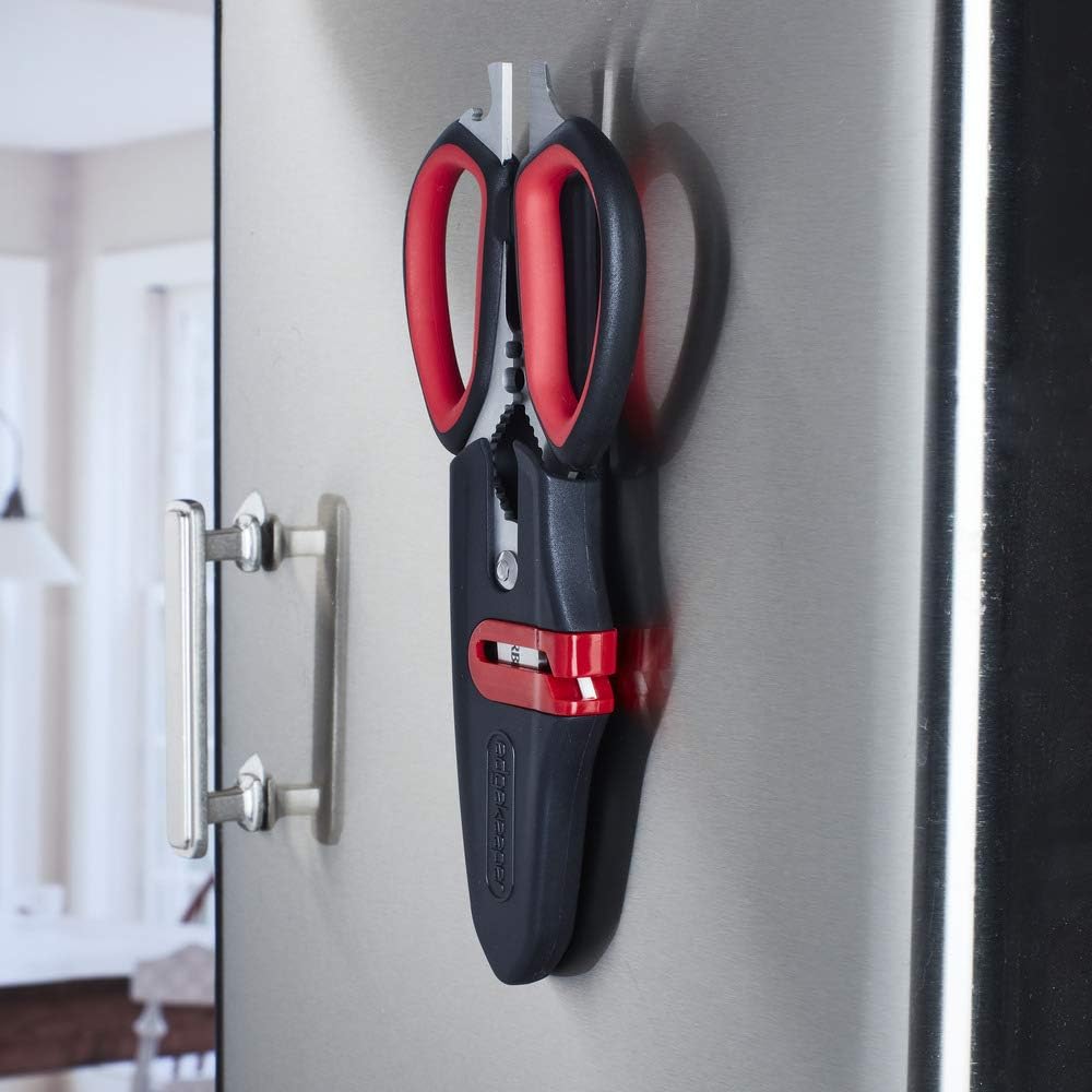 Self-Sharpening Stainless Steel All-Purpose Shears with Edgekeeper Sleeve