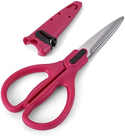 Self-Sharpening Stainless Steel All-Purpose Shears with Edgekeeper Sleeve