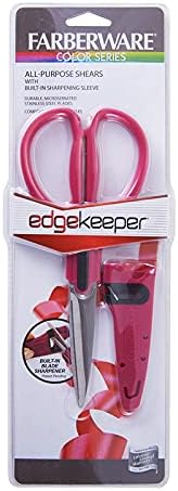 Self-Sharpening Stainless Steel All-Purpose Shears with Edgekeeper Sleeve