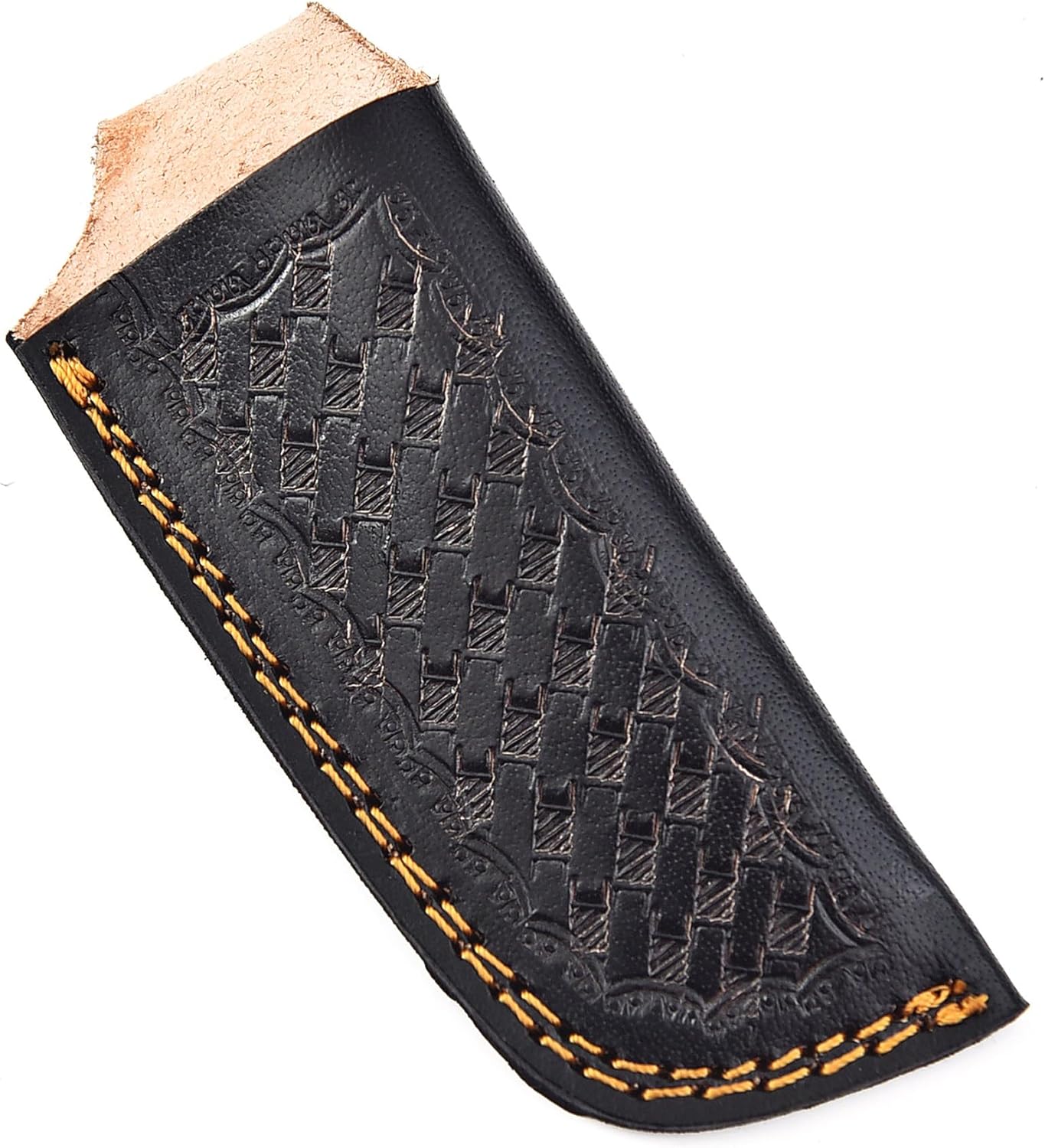 Leather Knife Sheath, Pocket Folding Knife Sheath with Belt Loop, Knife Cover,Knife Holster for Belt