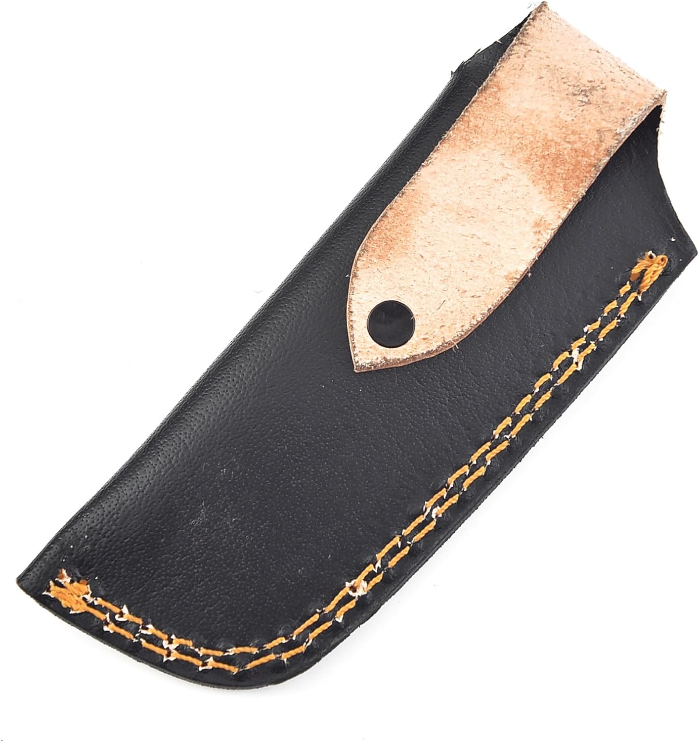 Leather Knife Sheath, Pocket Folding Knife Sheath with Belt Loop, Knife Cover,Knife Holster for Belt