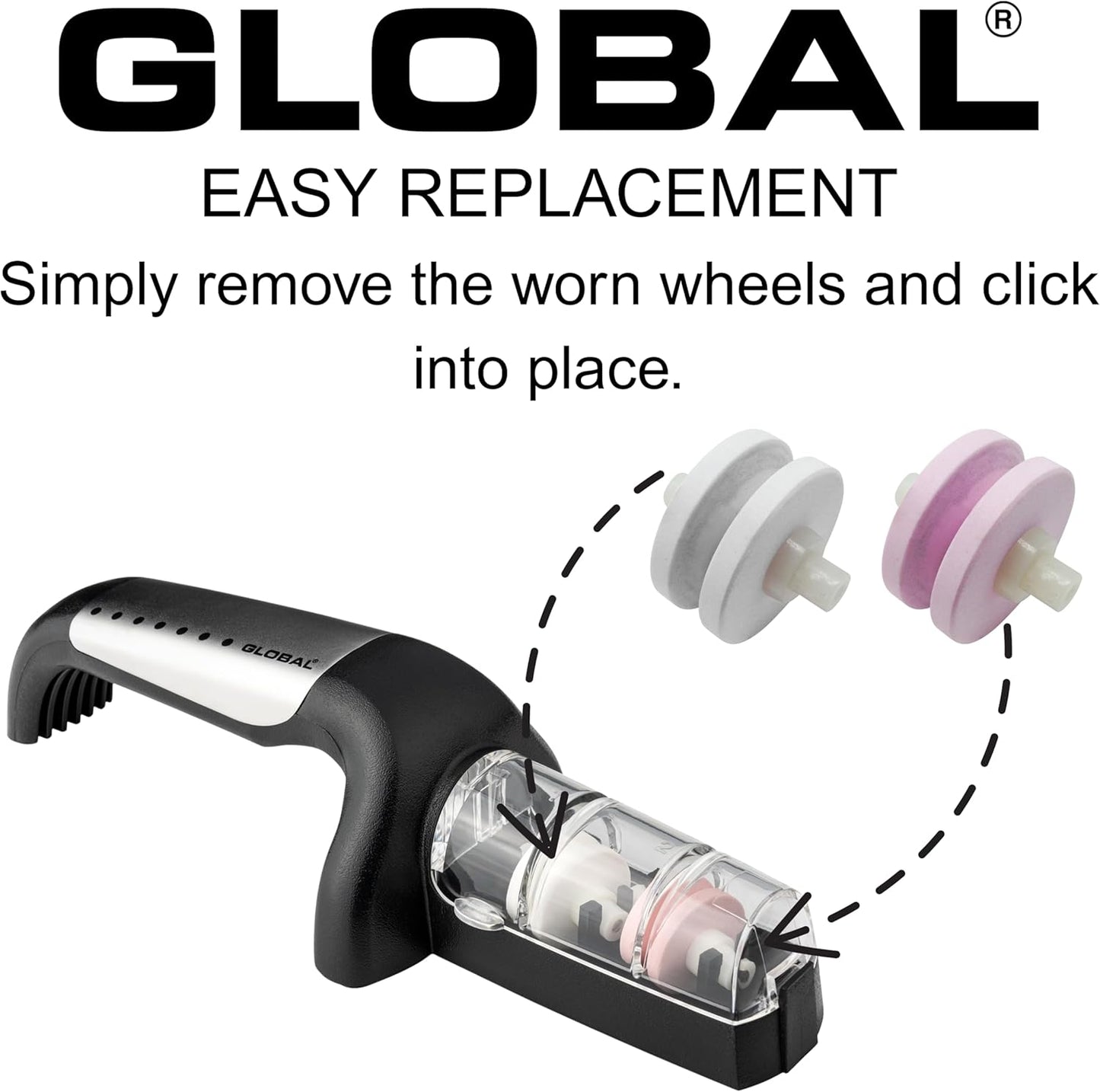 Global Stage 2 Sharpener-Black