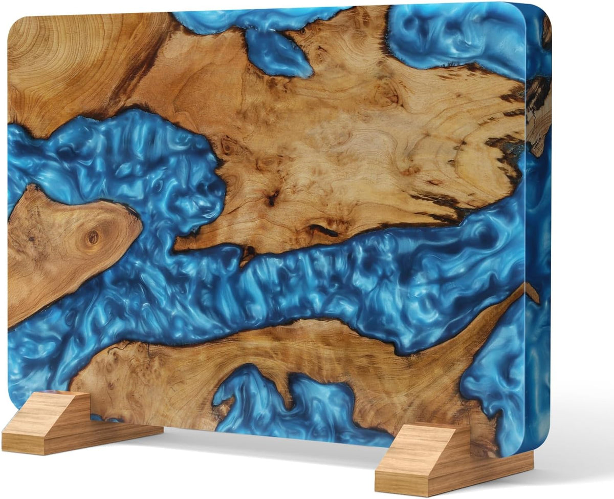 Magnetic Knife Block, Thickened Acacia Wood Kitchen Knife Holder