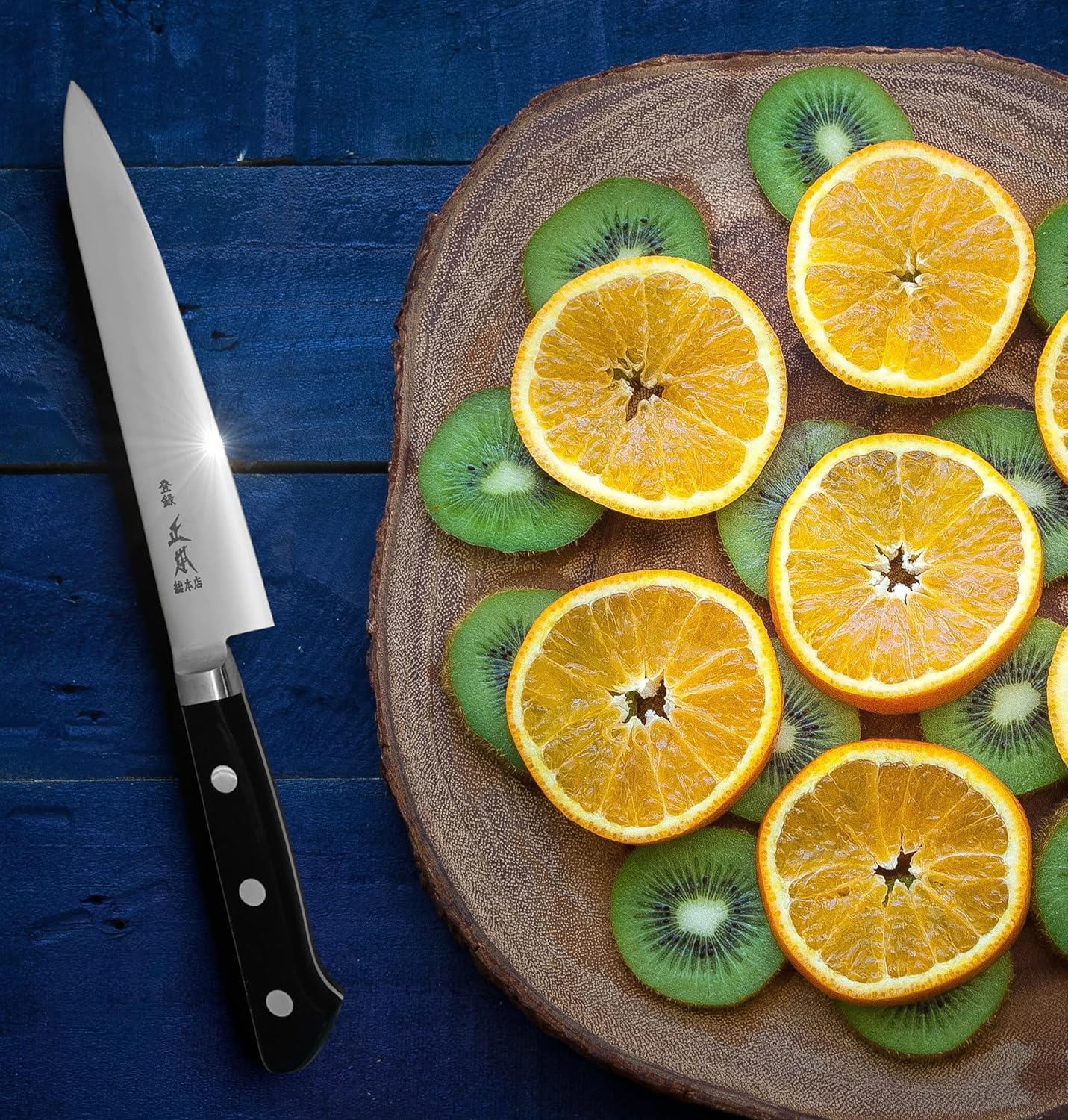 VG Japanese Petty Knife 5" (120mm) Professional Kitchen Small Utility Knife, Ultra Sharp Japanese Stainless Steel Blade, Duracon Handle, Made in JAPAN