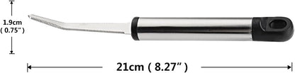 Grapefruit Knife, Stainless Steel Curved Serrated Peeler