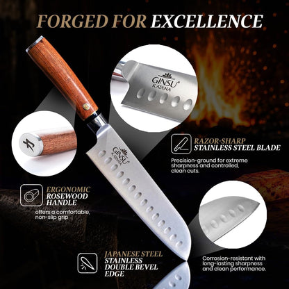 7" SANTOKU KNIFE | TRADITIONS COLLECTION JAPANESE KNIVES | BEST KNIFE FOR YOUR KITCHEN