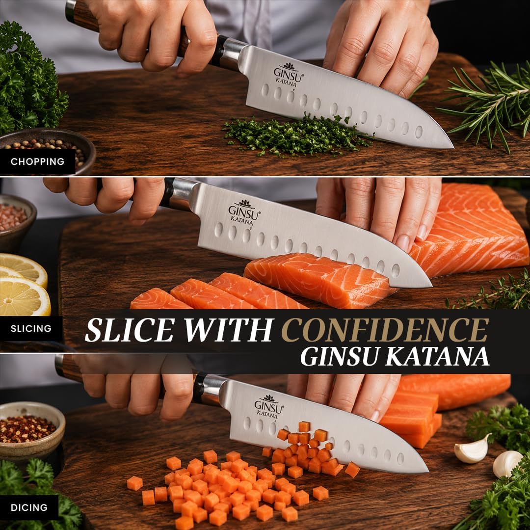 7" SANTOKU KNIFE | TRADITIONS COLLECTION JAPANESE KNIVES | BEST KNIFE FOR YOUR KITCHEN