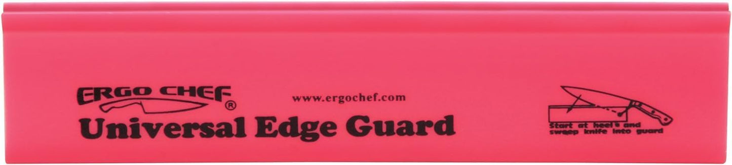 Universal Knife Blade Edge Guard 4.5 Inch x 1 Inch for Knives Up To 4 Inch Blades, Durable BPA-Free Sturdy Plastic, Knife Protector, Pink