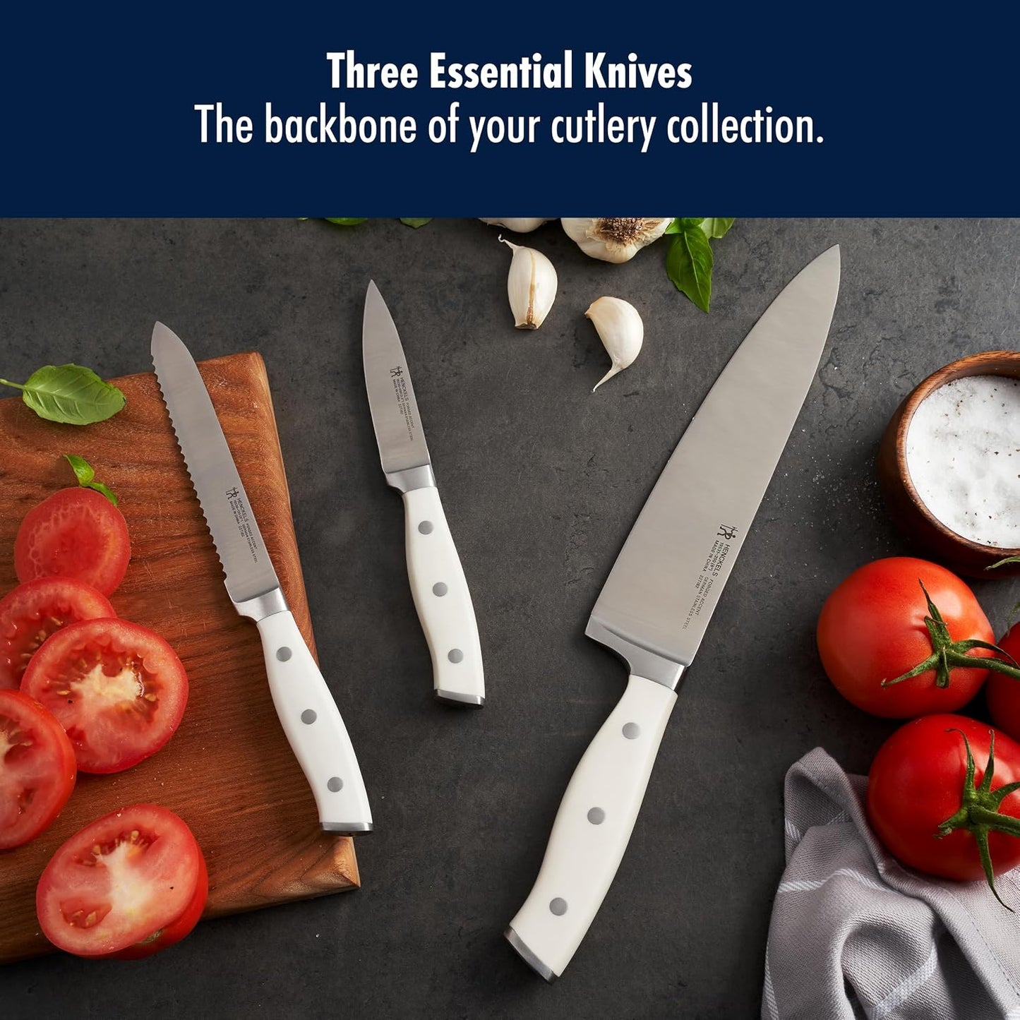 Forged Accent 2-Pc Paring Knife Set, Razor-Sharp German Engineered | Informed by 100+ Years of Mastery. Dishwasher safe, Comfortable Grip. Great for Peeling, Coring and Slicing.