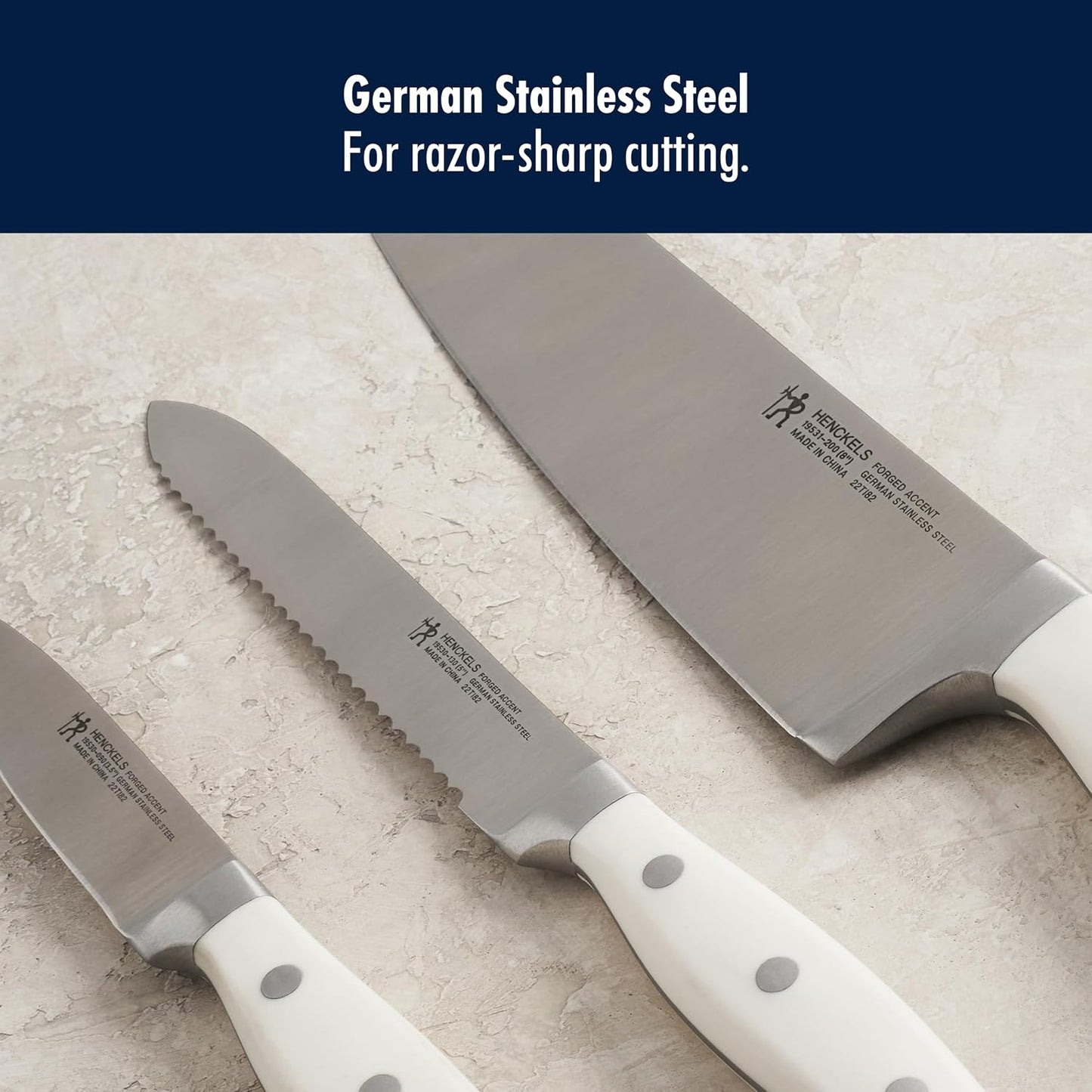 Forged Accent 2-Pc Paring Knife Set, Razor-Sharp German Engineered | Informed by 100+ Years of Mastery. Dishwasher safe, Comfortable Grip. Great for Peeling, Coring and Slicing.