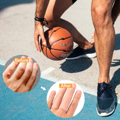 10pcs Gel Finger Cots, Silicone Finger Covers, Thumb Protector Finger Support Protector Caps Gloves