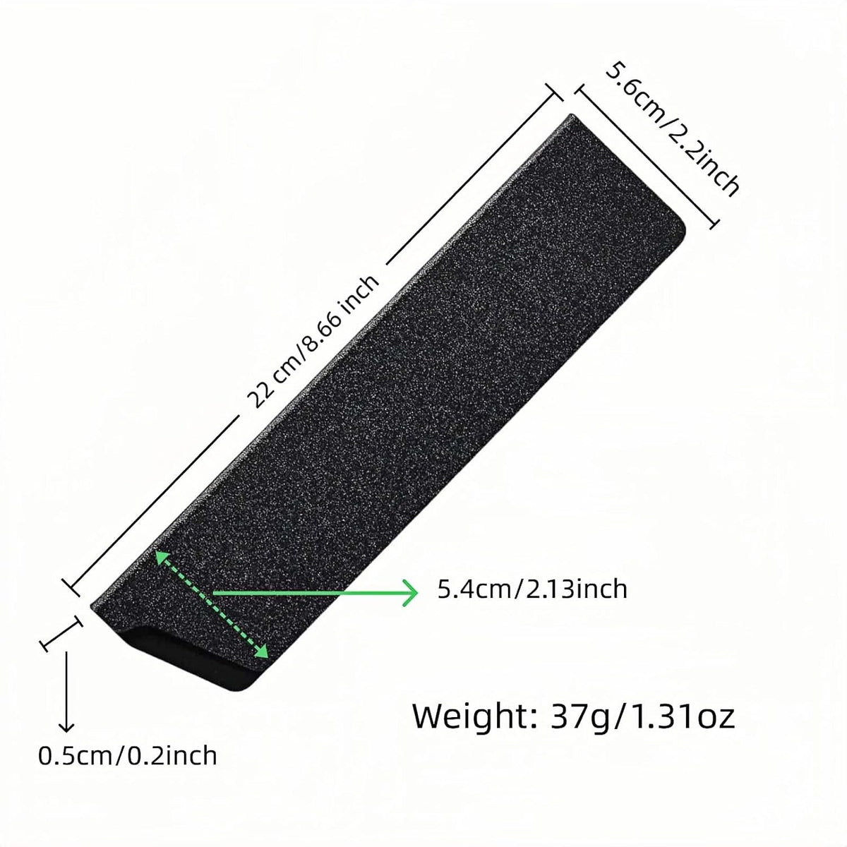Professional 8-Inch Knife Sheath, Black ABS Plastic with Felt Lining, Waterproof Blade Guard Cover for 7-8 Inch Chef Knives, Kitchen Storage, Travel Protection