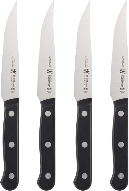 Solution Razor-Sharp Steak Knife Set of 4, German Engineered Informed by 100+ Years of Mastery